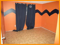 Orange Bedroom
